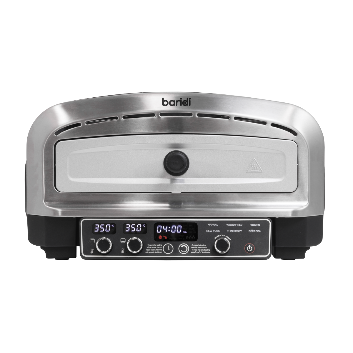 Electric Pizza Oven 14" - Black/Stainless Steel DH377