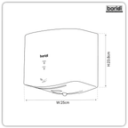 High Speed Hand Dryer with Auto-Sensor 1400-1650W - White DH378