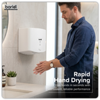High Speed Hand Dryer with Auto-Sensor 1400-1650W - White DH378