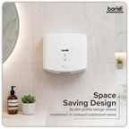 High Speed Hand Dryer with Auto-Sensor 1400-1650W - White DH378