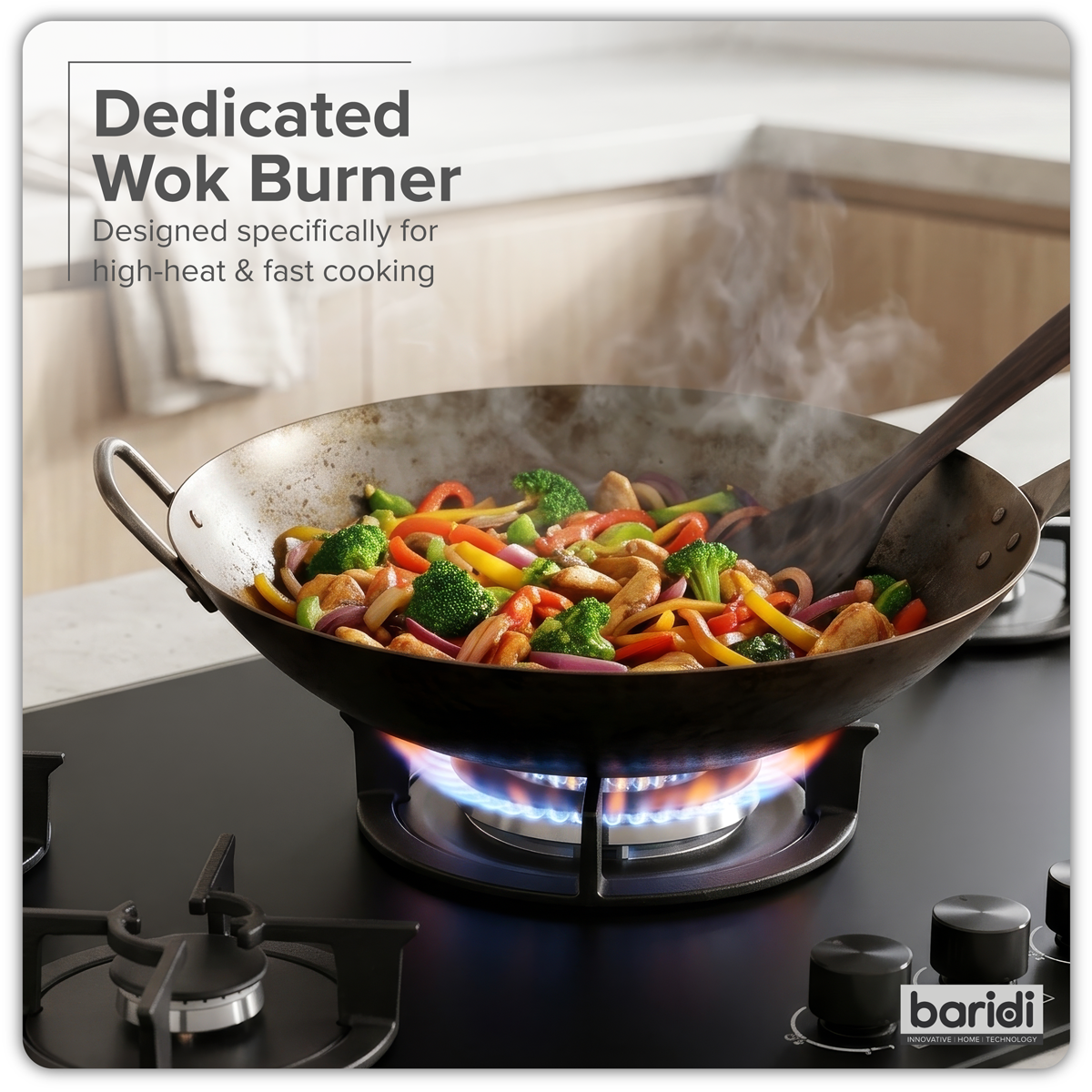 90cm Gas Hob Matt Black Glass 5 Burners Cast Iron Supports & Auto Ignition 10.4kW DH385