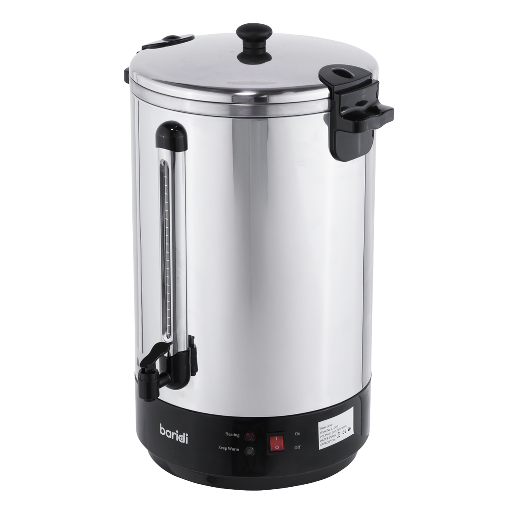 Hot Water Boiler, Tea Urn 30L Capacity - Stainless Steel DH388