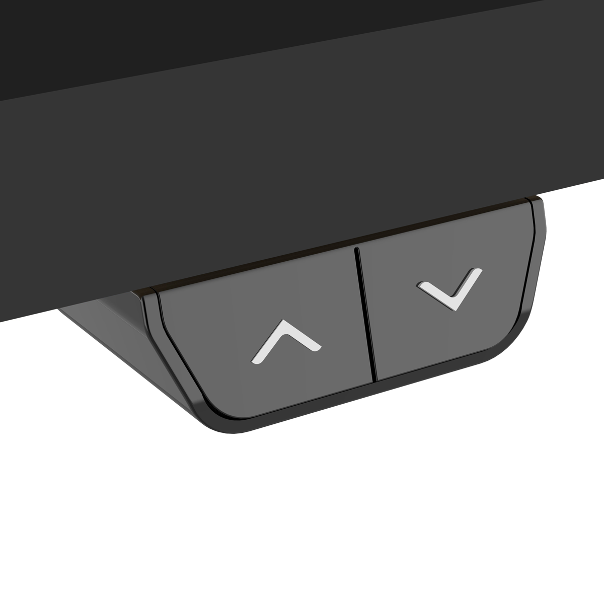 Single Motor Ultra-Quiet Adjustable-Height Electric Sit/Stand Desk - Black Desktop DH38