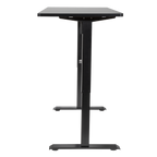 Single Motor Ultra-Quiet Adjustable-Height Electric Sit/Stand Desk - Black Desktop DH38