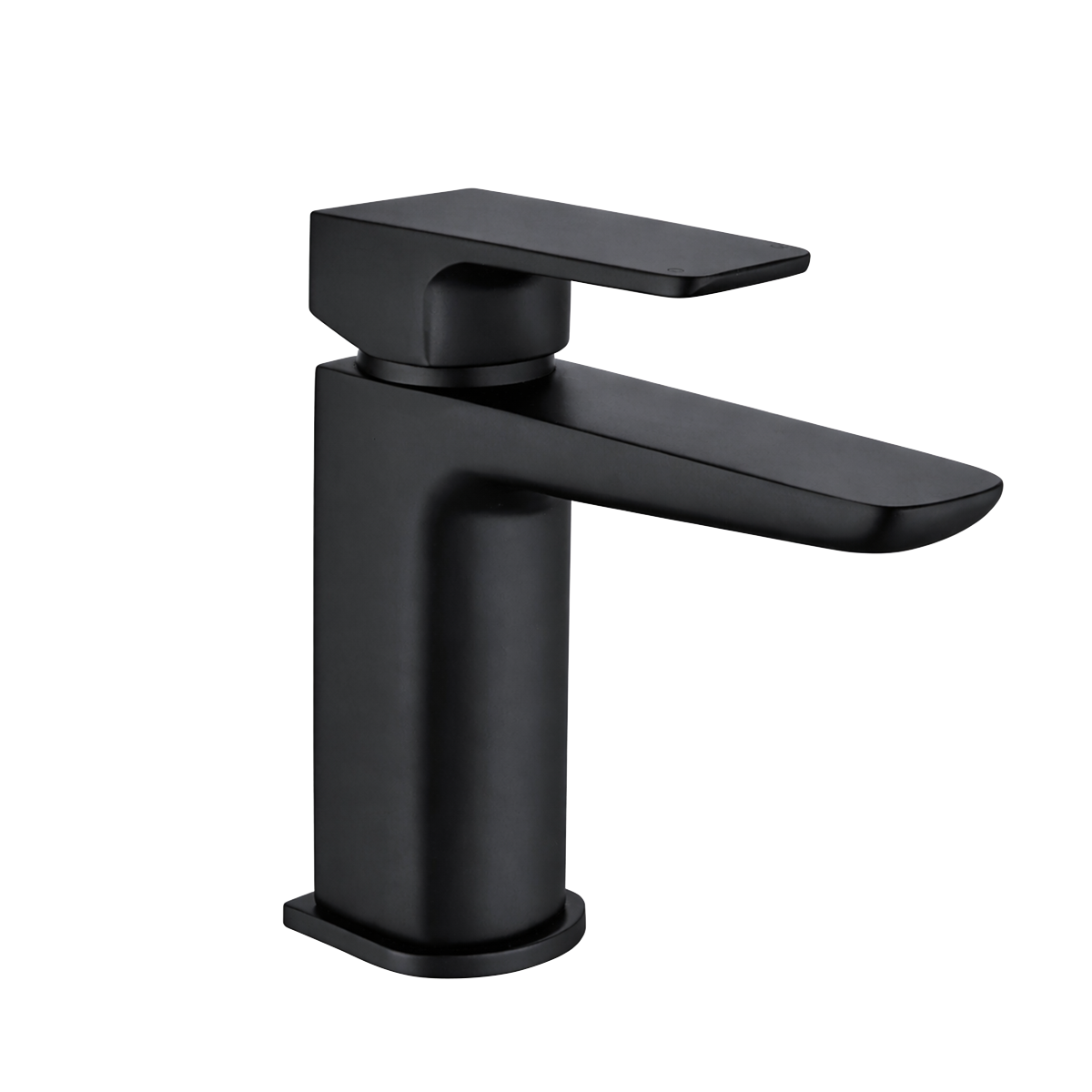 Basin Mixer Tap with Clicker Waste - Matt Black DH393