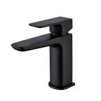 Basin Mixer Tap with Clicker Waste - Matt Black DH393