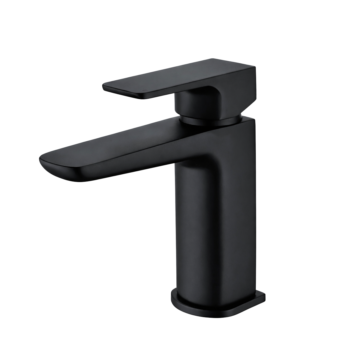 Basin Mixer Tap with Clicker Waste - Matt Black DH393