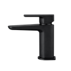 Basin Mixer Tap with Clicker Waste - Matt Black DH393