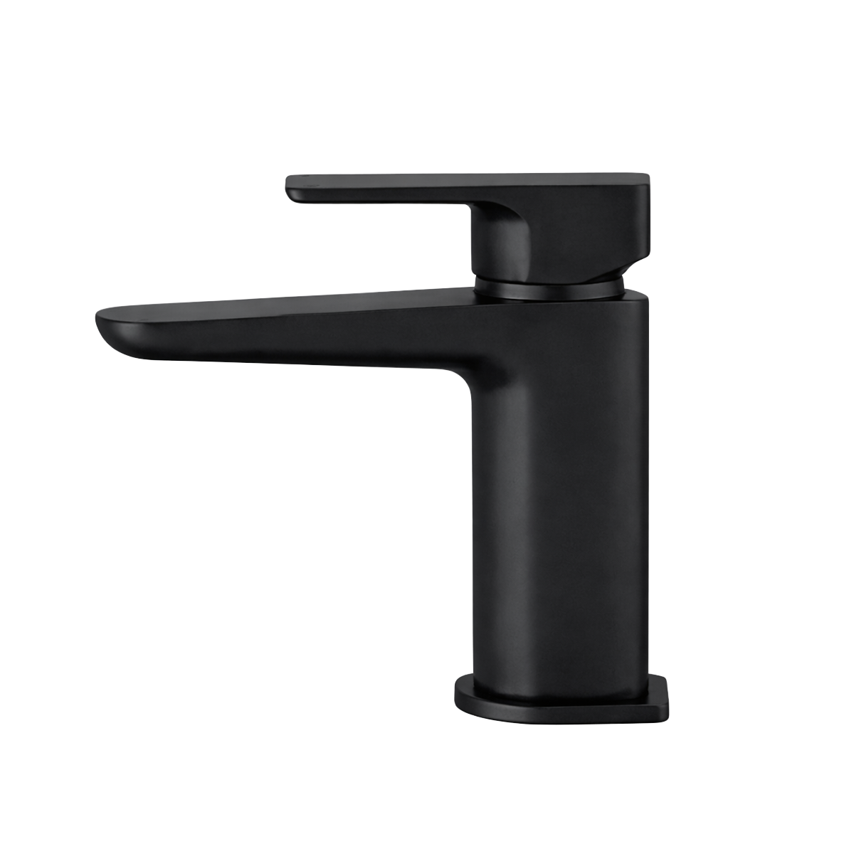 Basin Mixer Tap with Clicker Waste - Matt Black DH393