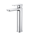 High Basin Mixer Tap with Clicker Waste - Chrome DH394