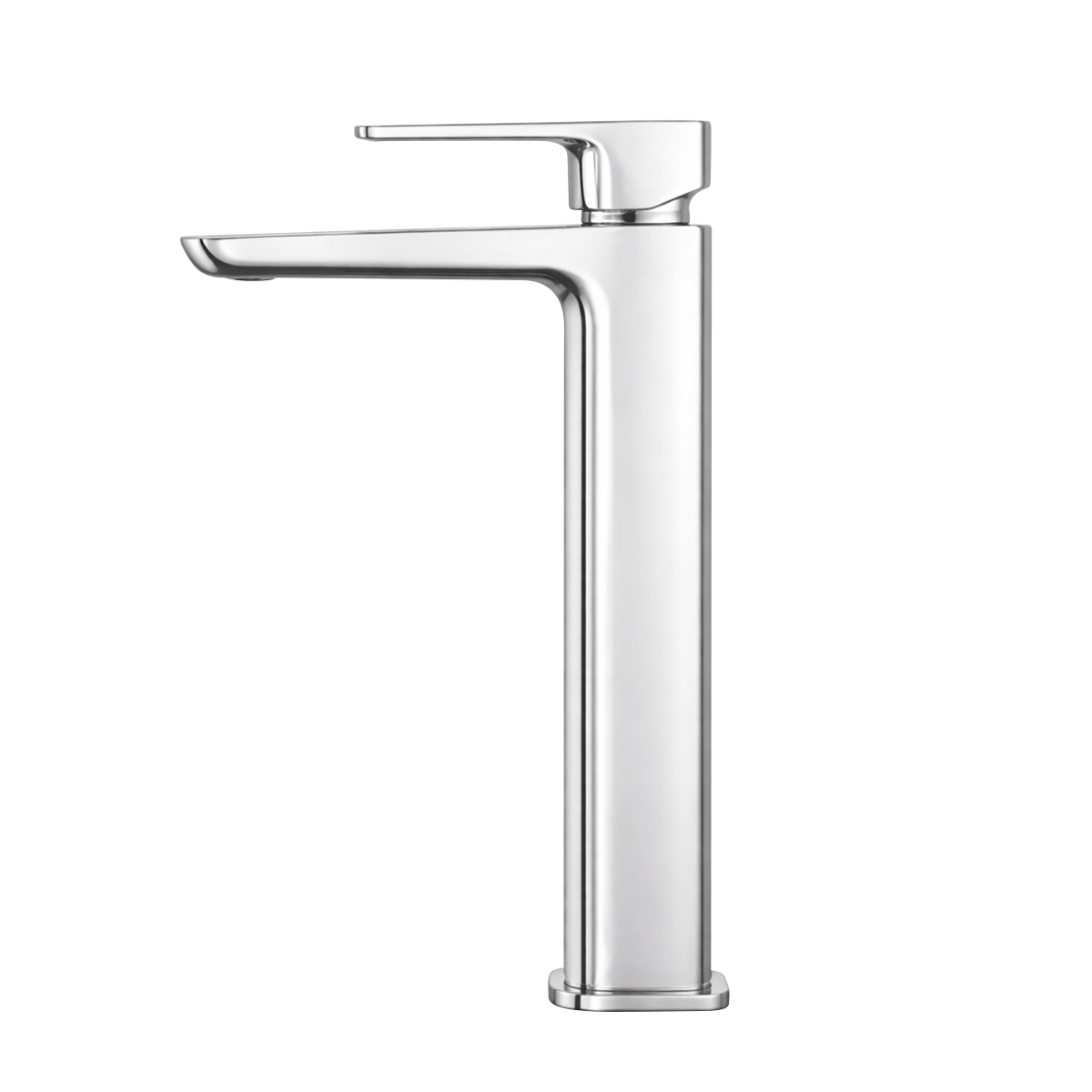 High Basin Mixer Tap with Clicker Waste - Chrome DH394