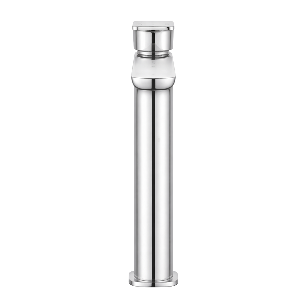 High Basin Mixer Tap with Clicker Waste - Chrome DH394