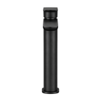 High Basin Mixer Tap with Clicker Waste - Matt Black DH395