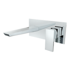 Wall Mounting Basin Mixer Tap, Square - Chrome DH396