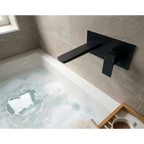 Wall Mounting Basin Mixer Tap, Square - Matt Black DH397