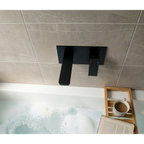 Wall Mounting Basin Mixer Tap, Square - Matt Black DH397