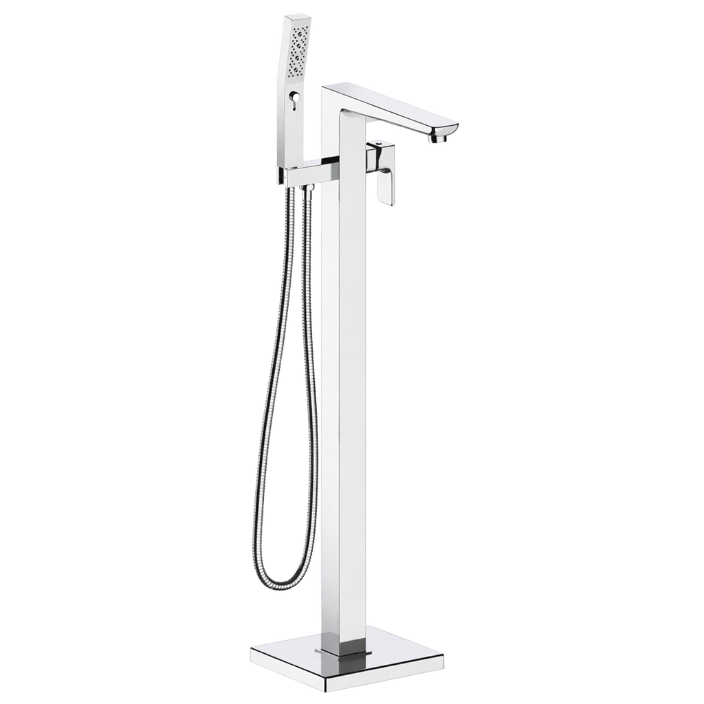 Freestanding Bath Mixer Tap with Shower - Chrome DH400