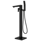 Freestanding Bath Mixer Tap with Shower - Matt Black DH401