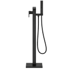 Freestanding Bath Mixer Tap with Shower - Matt Black DH401