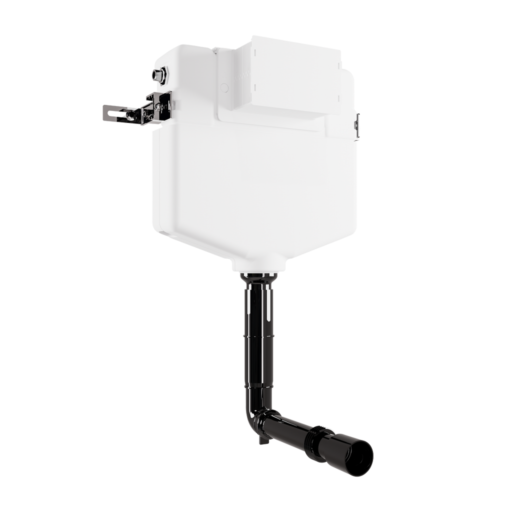 Concealed Cistern with Long Flush Pipe, Dual Operation, Multi-Inlet & Anti-Condensation Shell DH402