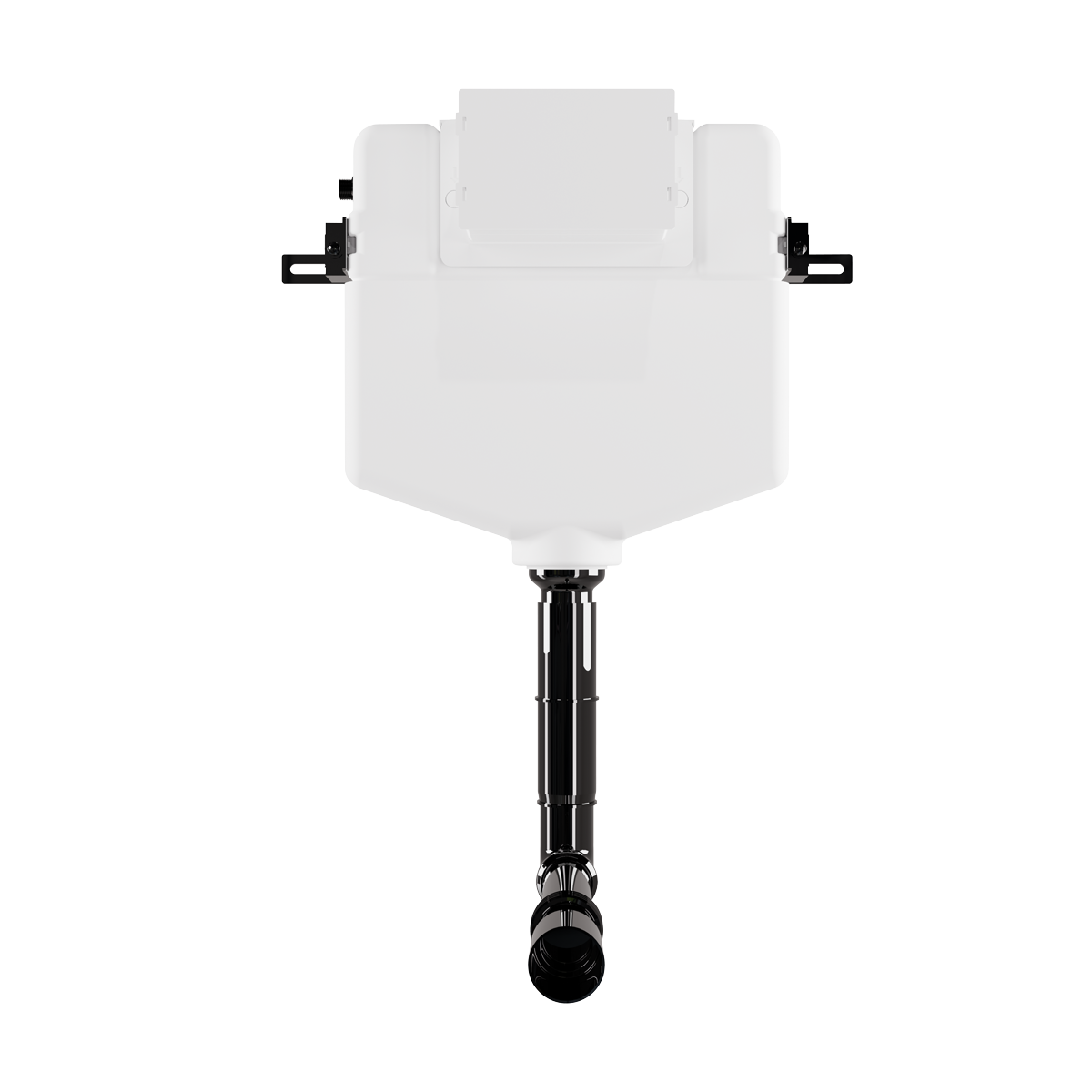 Concealed Cistern with Long Flush Pipe, Dual Operation, Multi-Inlet & Anti-Condensation Shell DH402