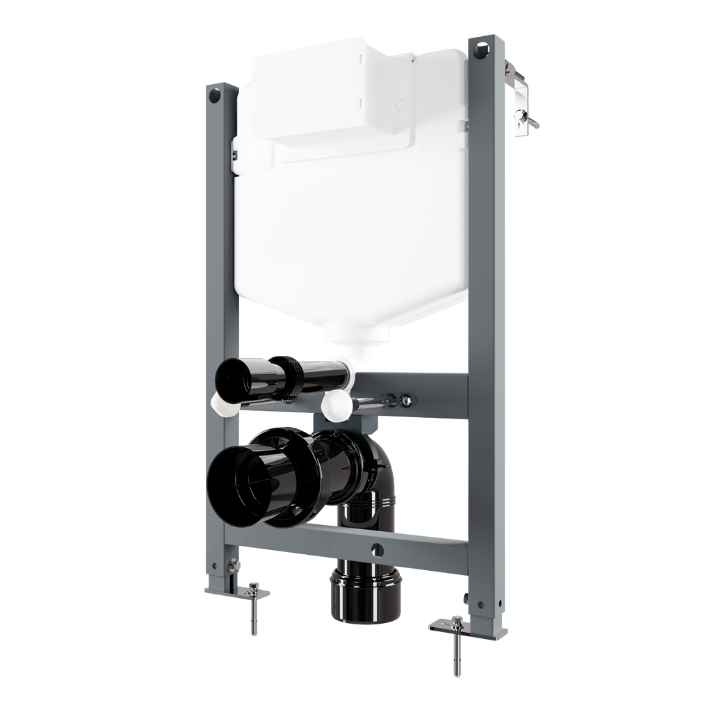 Slimline Low Level Concealed Cistern with Metal Frame & Dual Operation DH403