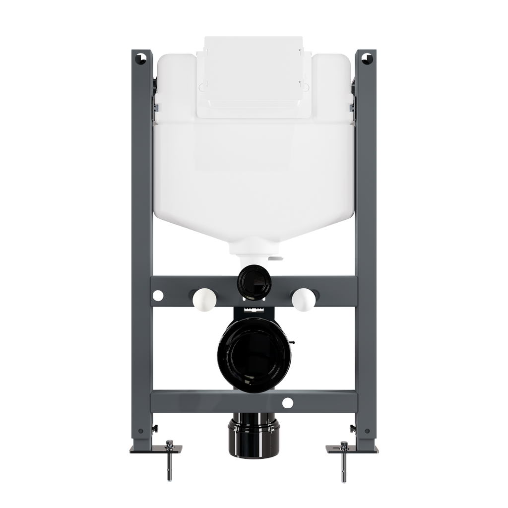 Slimline Low Level Concealed Cistern with Metal Frame & Dual Operation DH403