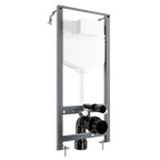 Slimline Concealed Cistern with Metal Frame, Front Flush, Adjustable Feet - WRAS Approved DH404
