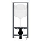 Slimline Concealed Cistern with Metal Frame, Front Flush, Adjustable Feet - WRAS Approved DH404