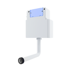 Slimline Concealed Cistern, Front & Top Flush Button - WRAS Approved DH405