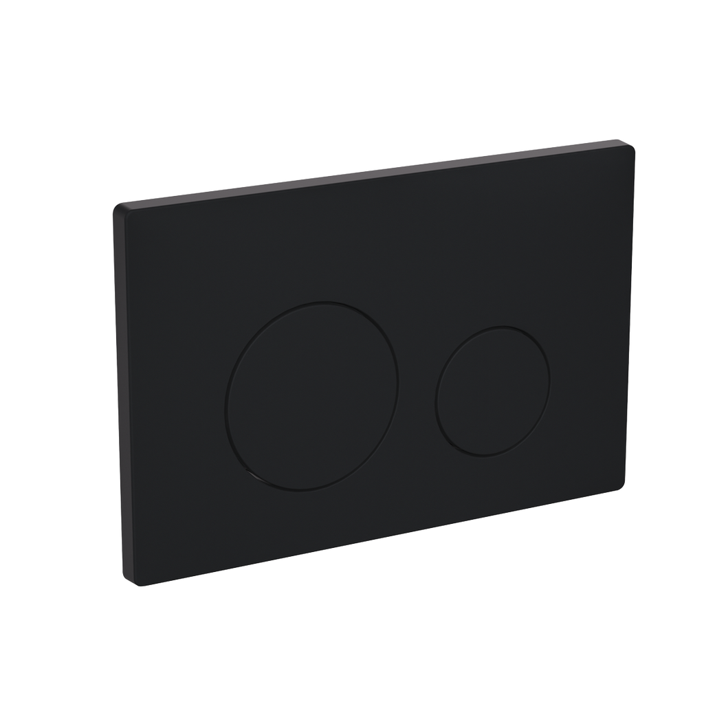 Matt Black Toilet Flush Plate with Dual Flush DH406