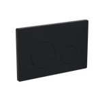 Matt Black Toilet Flush Plate with Dual Flush DH406
