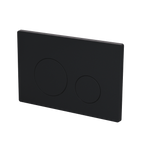Matt Black Toilet Flush Plate with Dual Flush DH406