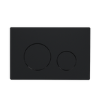 Matt Black Toilet Flush Plate with Dual Flush DH406