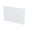 Matt White Toilet Flush Plate with Dual Flush DH407