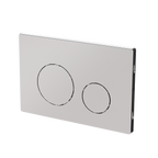 Chrome Toilet Flush Plate with Dual Flush DH408