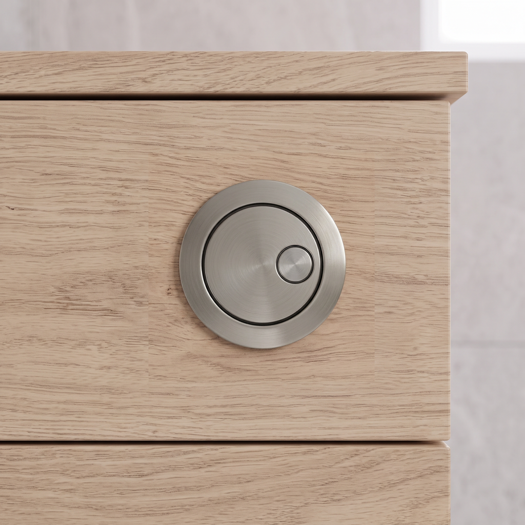 Flush Button for Cabinet-Style Cistern - Chrome DH410