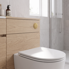 Flush Button for Cabinet-Style Cistern - Brushed Brass DH411