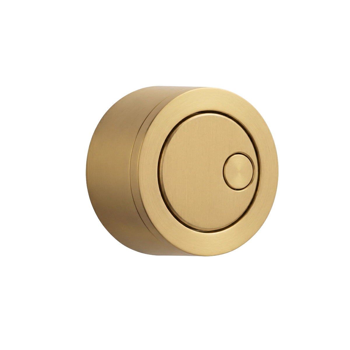 Flush Button for Cabinet-Style Cistern - Brushed Brass DH411