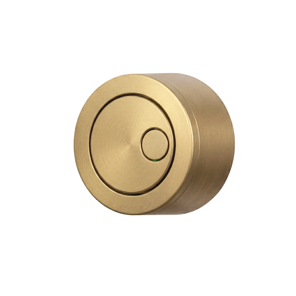 Flush Button for Cabinet-Style Cistern - Brushed Brass DH411