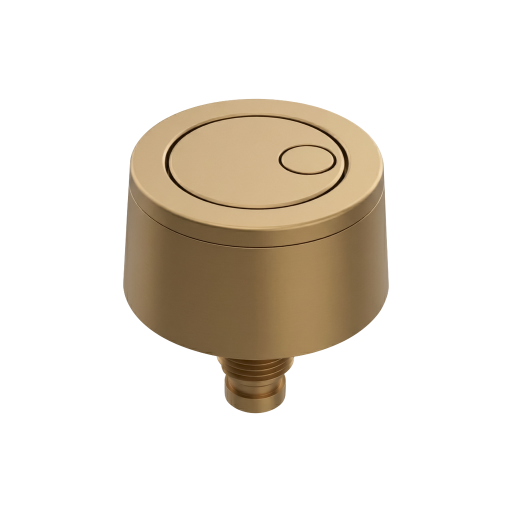 Flush Button for Cabinet-Style Cistern - Brushed Brass DH411