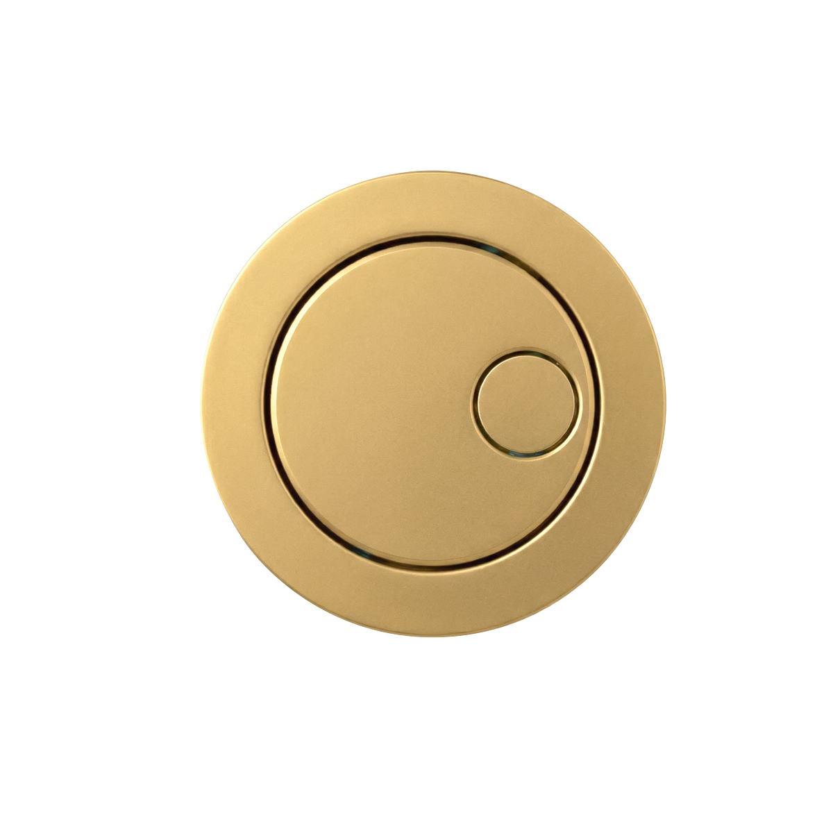 Flush Button for Cabinet-Style Cistern - Brushed Brass DH411