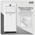 5-in-1 Portable Air Conditioner with Window Sealing Kit 7,000Btu/hr - White DH413
