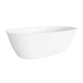 Double-Ended Slim Rim Bath with Overflow System 150cm – Gloss White DH416