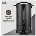 Hot Water Boiler/Tea Urn, 20L Capacity - Black DH431