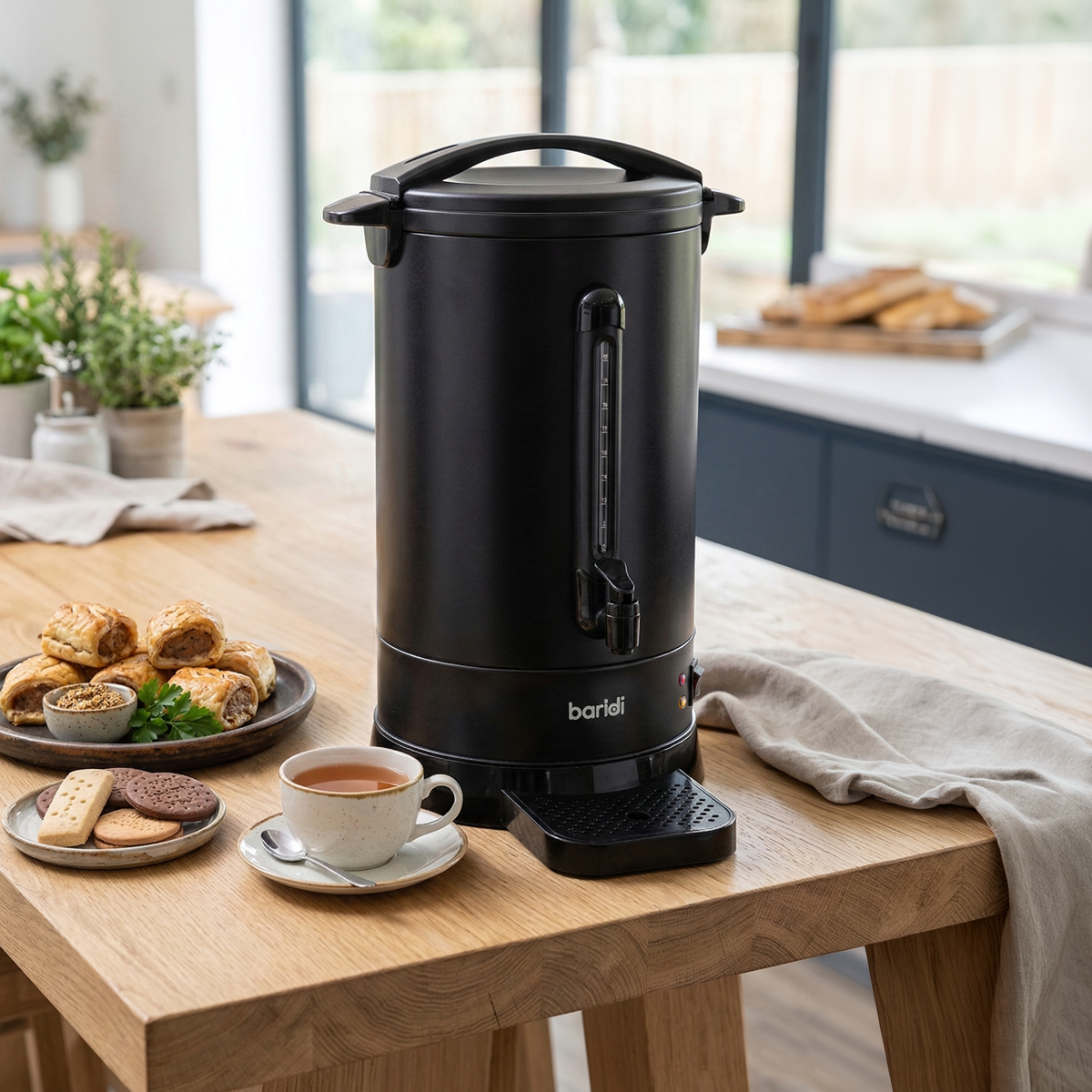 Hot Water Boiler/Tea Urn, 20L Capacity - Black DH431