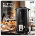 Hot Water Boiler/Tea Urn, 20L Capacity - Black DH431