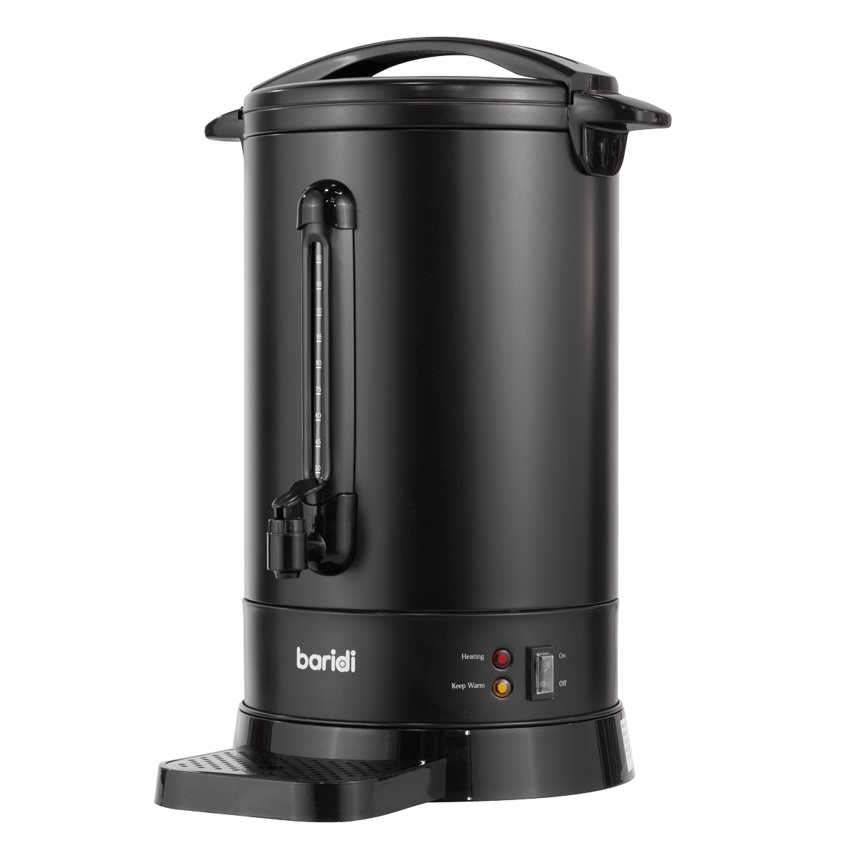 Hot Water Boiler/Tea Urn, 20L Capacity - Black DH431