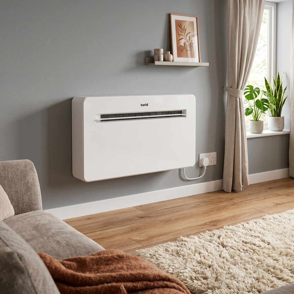 4-in-1 Smart Monobloc Wall-Mounting Air Conditioning Unit 10,000Btu/hr - White DH432