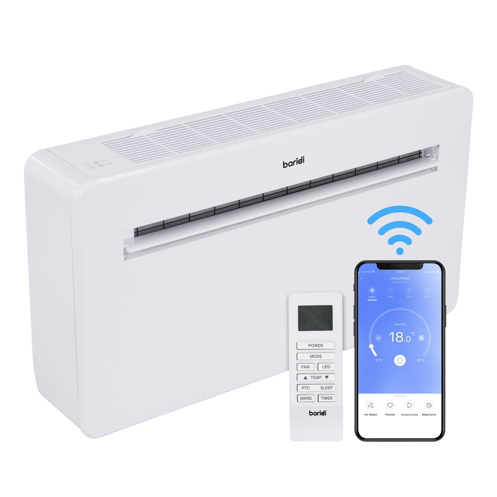 4-in-1 Smart Monobloc Wall-Mounting Air Conditioning Unit 10,000Btu/hr - White DH432